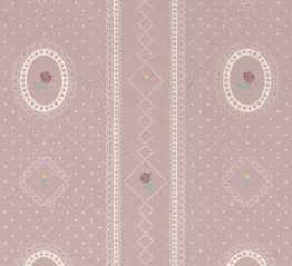 Dollhouse Miniature Wallpaper, Cameo Stripe Reverse, Gray